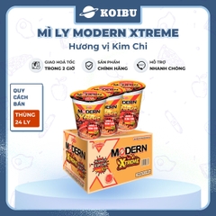ACECOOK - Mì ly Modern Xtreme hương vị Kim chi, Mì Kim chi Modern Xtreme ly, Mì Modern Extreme ly ăn liền - 65g/ly - 00013