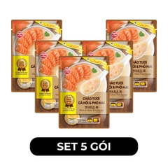OTOKI - Cháo tươi Otoki hương vị Cá hồi & phô mai, Cháo tươi Ottogi Hàn Quốc, Cháo Otoki ăn liền - 220g/gói - 00189