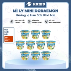 ACECOOK - Mì ly mini Doraemon hương vị Hàu sữa phô mai, Mì ly Hàu sữa phô mai Doraemon Mini, Mì Doraemon ly - 48g/ly - 00023