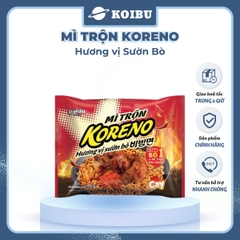 PALDO - Mì trộn Koreno hương vị Sườn bò, Koreno Mì trộn sườn bò Koreno, Mì Koreno Hàn Quốc ăn liền - 74g/gói - 00160