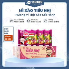 UNI-PRESIDENT - Mì xào tiểu nhị hương vị Thịt xào sốt hành, Mì thịt xào sốt hành, Mì thịt xào Tiểu nhị gói - 72g/gói - 00290