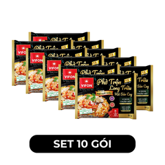 VIFON - Phở trộn Long Triều hương vị Hải Sản Cay - Phở trộn hải sản gói, Phở xuất khẩu - 90g/gói - 00505