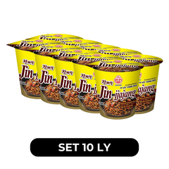 OTTOGI - Mì ly trộn Jin hương vị Xốt tương đen, Mì trộn tương đen Otogi ly, Mì tương đen ly Jin - 70g/ly - 00191