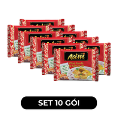 ASIAFOODS - Cháo Asim Đậu đỏ bò hầm cá rốt (có gói rau thịt thật), Cháo Đậu đỏ bò hầm cà rốt Asim - 72g/gói - 00335