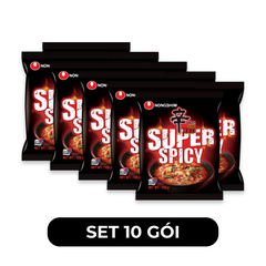 NONGSHIM - Mì Shin Ramyun hương vị Siêu cay, Mì Shin Ramyun siêu cay, Mì Shin Red Hàn Quốc ăn liền - 120g/gói - 00442