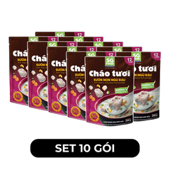 SG FOOD - Cháo tươi SG Food hương vị Sườn non ngũ đậu, Cháo tươi sườn non ngũ đậu ăn liền SG Food - 240g/gói - 00631