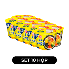 OTOKI - Cơm hộp ăn liền Ottogi hương vị Kim chi sốt trứng cá, Cơm kim chi sốt trứng cá Ottogi Hàn Quốc - 180g/hộp - 00687