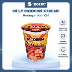 ACECOOK - Mì ly Modern Xtreme hương vị Kim chi, Mì Kim chi Modern Xtreme ly, Mì Modern Extreme ly ăn liền - 65g/ly - 00013