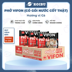 VIFON - Phở Vifon có gói xốt thịt hương vị Gà, Phở gà Vifon có gói nước cốt thịt, Phở ăn liền Vifon - 75g/gói - 00778