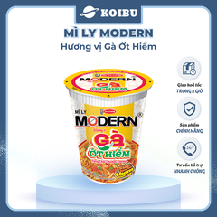 ACECOOK - Mì ly Modern hương vị Gà ớt hiểm, Mì ly gà ớt hiểm Modern ăn liền, Mì Modern ly ăn liền - 65g/ly - 00010
