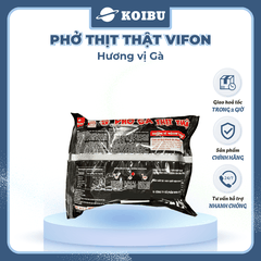 VIFON - Phở Vifon thịt thật hương vị Bò, Vifon Phở bò thịt thật Vifon, Phở thịt thật Vifon ăn liền - 90g/gói - 00814