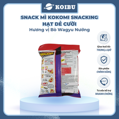 MASAN - Snack mì Kokomi Snacking hương vị Bò Wagyu nướng, Kokomi Snacking Bò Wagyu nướng ăn liềng - 70g/gói - 00896