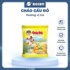 ASIAFOODS - Cháo Gấu Đỏ hương vị Gà, Cháo Gà Gấu Đỏ, Cháo gói ăn liền Gấu Đỏ vị Gà - 50g/gói - 00340