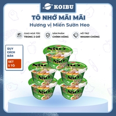 ACECOOK - Miến tô Nhớ Mãi Mãi hương vị Sườn heo, Tô Nhớ Mãi Mãi miến sườn heo, Miến Nhớ ăn liền - 64g /tô - 00026
