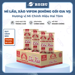 VIFON - Mì chính hiệu hai tôm Vifon không gia vị, Mì Vifon không gia vị, Vifon Mì lẩu xào Vifon - 55g/gói - 00827
