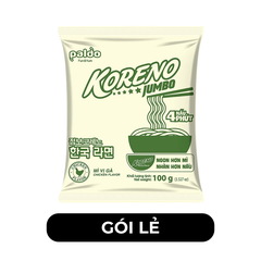 PALDO - Mì Koreno Jumbo hương vị Gà, Mì gà Koreno Jumbo, Mì ăn liền Koreno Jumbo, Mì Hàn Quốc ăn liền - 100g/gói - 00383