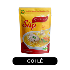 CÂY THỊ - Súp Cây Thị hương vị Nui óc heo cà rốt, Súp nui óc heo cà rốt Cây Thị súp dinh dưỡng - 260g/gói -  00792