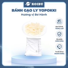 YOUNG POONG - Bánh gạo ly Yopokki hương vị Bơ Hành, Bánh gạo bơ hành Yopokki ly, Bánh gạo Hàn Quốc - 120g/ly - 00869