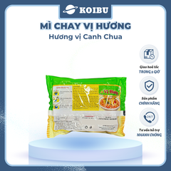 THIEN HUONG FOOD - Mì chay Vị Hương hương vị Canh chua chay, Mì Vị Hương canh chua chay, Mì chay ăn liền - 65g/gói  - 00866