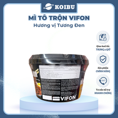 VIFON - Mì tô trộn Vifon hương vị tương đen, Mì trộn Vifon tương đen, Vifon tô mì tương đen trộn - 105g/tô - 00530
