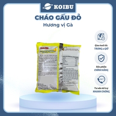 ASIAFOODS - Cháo Gấu Đỏ hương vị Gà, Cháo Gà Gấu Đỏ, Cháo gói ăn liền Gấu Đỏ vị Gà - 50g/gói - 00340