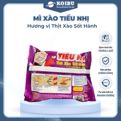UNI-PRESIDENT - Mì xào tiểu nhị hương vị Thịt xào sốt hành, Mì thịt xào sốt hành, Mì thịt xào Tiểu nhị gói - 72g/gói - 00290