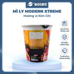 ACECOOK - Mì ly Modern Xtreme hương vị Kim chi, Mì Kim chi Modern Xtreme ly, Mì Modern Extreme ly ăn liền - 65g/ly - 00013