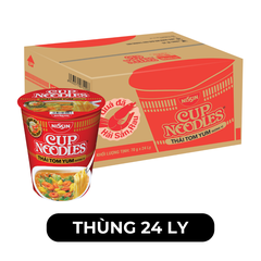 NISSIN - Mì ly Cup Noodles Thái Tom Yum, Mì ly Tomyum Cup Noodles, Mì ly Tom Yum Cup Noodles ly - 70g/ly - 00372