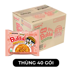 SAMYANG - Mì khô gà cay Samyang hương vị Gà cay hoa hồng, Mì gà cay Rose Hàn Quốc, Mì Hàn Quốc - 140g/gói - 00417
