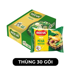 UNIBEN - Mì Reeva Fresh hương vị Gà ngũ quả, Mì Reeva gà ngũ quả, Mì gà ngũ quả Reeva Fresh ăn liền - 85g/gói - 00675