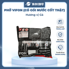 VIFON - Phở Vifon có gói xốt thịt hương vị Gà, Phở gà Vifon có gói nước cốt thịt, Phở ăn liền Vifon - 75g/gói - 00778