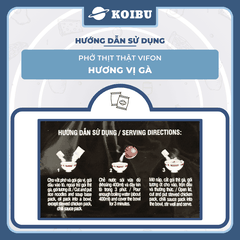 VIFON - Phở Vifon thịt thật hương vị Bò, Vifon Phở bò thịt thật Vifon, Phở thịt thật Vifon ăn liền - 90g/gói - 00814