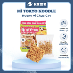 TOKYO NOODLE - Mì Tokyo Noodle hương vị Chua cay, Mì ăn liền cho bé Tokyo Noodle, Mì ăn dặm cho bé - 120g/lốc - 00800