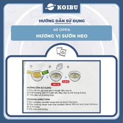 OTOKI - Mì Oppa hương vị Sườn heo, Oppa Mì sườn heo Oppa, Mì sườn heo Hàn Quốc, Mì Oppa Hàn Quốc - 65g/gói - 00073