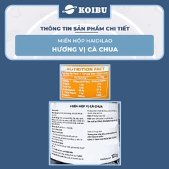 YIHAI - Miến hộp Haidilao hương vị Cà chua, Haidilao miến cà chua Haidilao hộp, Miến Haidiao ăn liền 122g/hộp - 00820