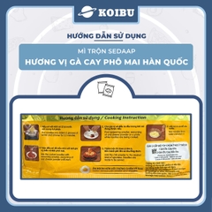SEDAAP - Mì trộn Sedaap hương vị Gà cay phô mai Hàn Quốc, Mì trộn Gà cay phô mai Hàn Quốc Sedaap - 86g/gói - 00491