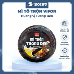 VIFON - Mì tô trộn Vifon hương vị tương đen, Mì trộn Vifon tương đen, Vifon tô mì tương đen trộn - 105g/tô - 00530