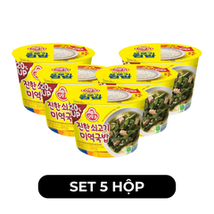OTOKI - Cơm hộp ăn liền Ottogi hương vị Súp rong biển thịt bò, Cơm súp rong biển thịt bò Ottogi - 180g/hộp - 00686