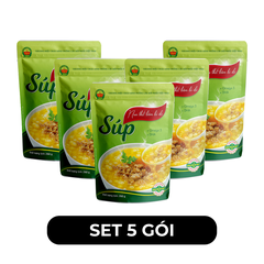 CÂY THỊ - Súp Cây Thị hương vị Nui thịt bằm bí đỏ, Súp thịt bằm bí đỏ Cây Thị súp dinh dưỡng ăn liền - 260g/gói -  00793