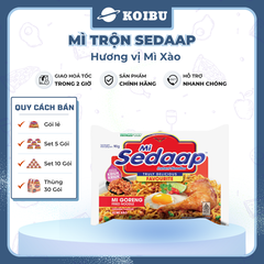 SEDAAP - Mì trộn Sedaap hương vị Mì xào, Mì Sedaap mì trộn truyền thống Sedaap mì trộn gà không cay - 90g/gói - 00283