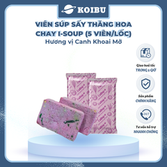 NFC - Viên súp sấy thăng hoa I-Soup hương vị Canh khoai mỡ chay, Canh khoai mỡ I-Soup ăn liền - 55g/lốc - 00724