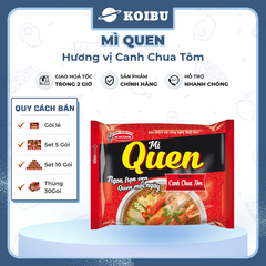 ACECOOK - Mì Quen hương vị Canh chua tôm, Acecook mì quen Canh chua tôm Acecook mì Queen Acecook - 82g/gói - 00844