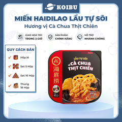 YIHAI - Lẩu tự sôi Haidilao hương vị Cà chua thịt chiên, Lẩu tự sôi Hadilao cà chua thịt chiên - 275g/hộp - 00786