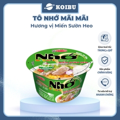 ACECOOK - Miến tô Nhớ Mãi Mãi hương vị Sườn heo, Tô Nhớ Mãi Mãi miến sườn heo, Miến Nhớ ăn liền - 64g /tô - 00026