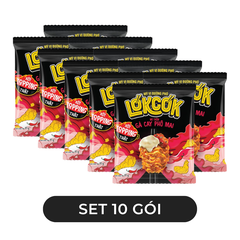 WORLD SPICE - Mì trộn LókCók hương vị Gà cay phô mai, Mì trộn gà cay phô mai LokCok, Mì LokCok - 91g/gói - 00751
