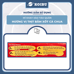 ACECOOK - Mì xào Táo Quân hương vị Thịt bằm xốt cà chua, Mì Táo Quân đỏ, Mì Táo quân thịt bằm sốt cà chua, Mì Táo quân sốt cà chua, Mì khay Táo Quân thịt bằm xốt cà chua - 85g/khay - 00029