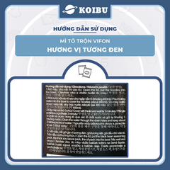 VIFON - Mì tô trộn Vifon hương vị tương đen, Mì trộn Vifon tương đen, Vifon tô mì tương đen trộn - 105g/tô - 00530