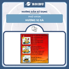 VIFON - Phở Vifon hương vị Gà, Vifon phở gà Vifon Phở ăn liền Vifon Phở thịt gà Vifon, Phở gói ăn liền - 65g/gói - 00170