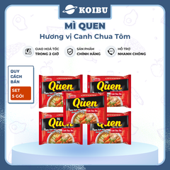 ACECOOK - Mì Quen hương vị Canh chua tôm, Acecook mì quen Canh chua tôm Acecook mì Queen Acecook - 82g/gói - 00844