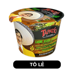 TAPATÍO - Mì tô Tapatío hương vị Carne Asada chanh cay, Mì tô vị Carne Asada, Mì tô Tapatio Mexico - 110g/tô - 00544